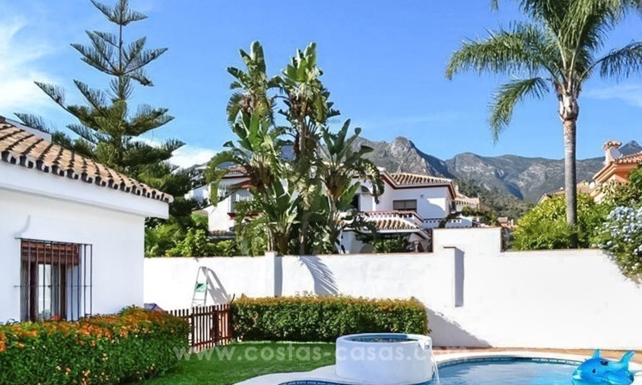 Gezellige deels gerenoveerde villa te koop in Marbella stad 2