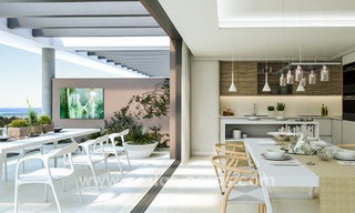 Instapklaar. Moderne nieuwe design appartementen te koop nabij het strand tussen Marbella en Estepona. Laatste units! 5597 