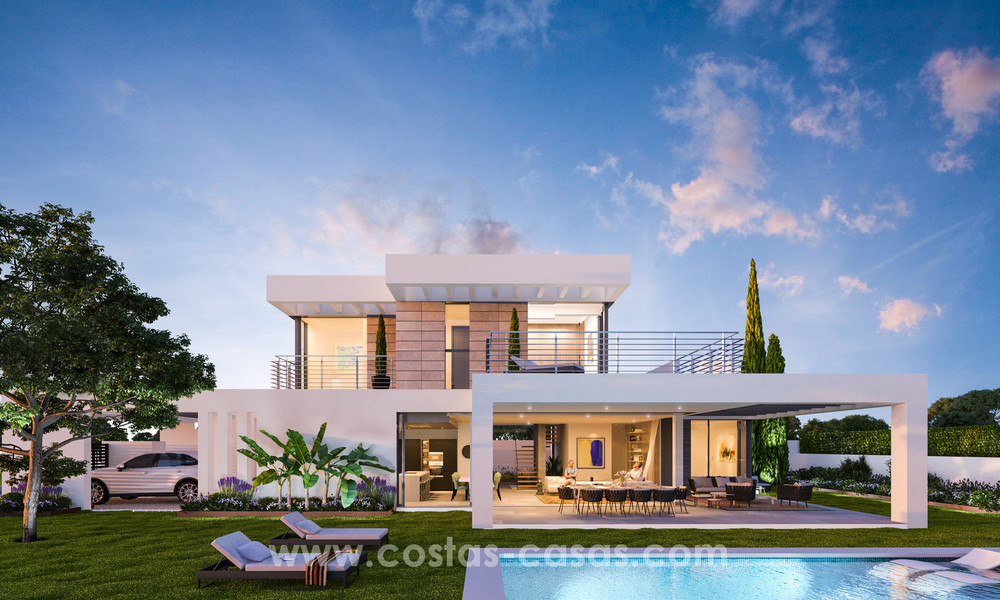 Instapklare nieuwe moderne villa te koop op de New Golden Mile tussen Marbella en Estepona 17598