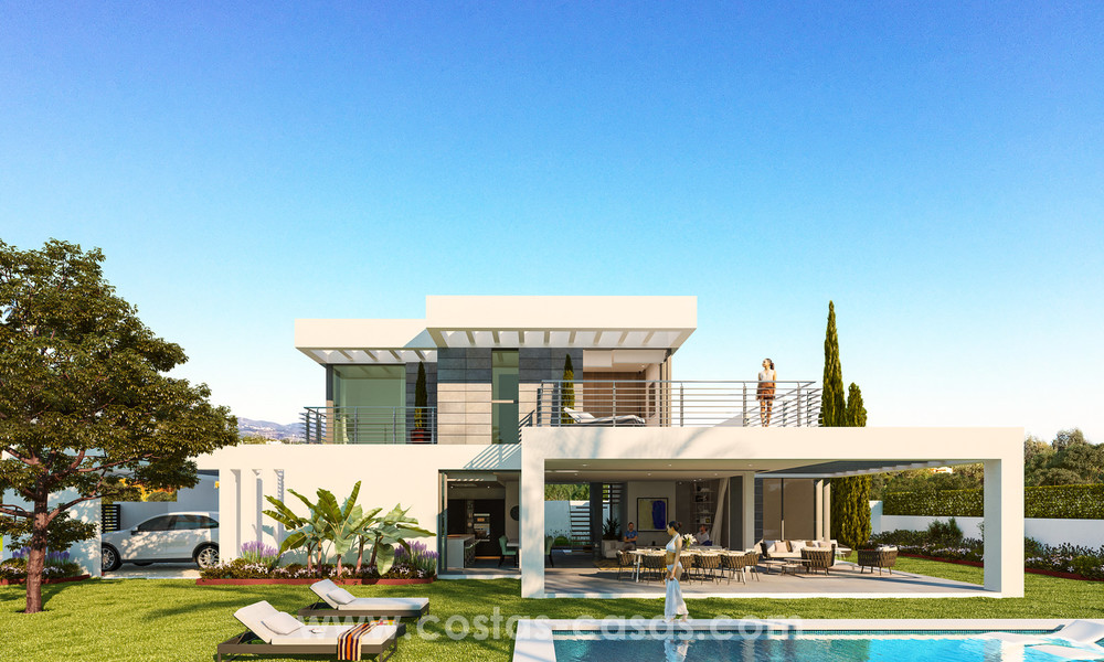 Instapklare nieuwe moderne villa te koop op de New Golden Mile tussen Marbella en Estepona 17600