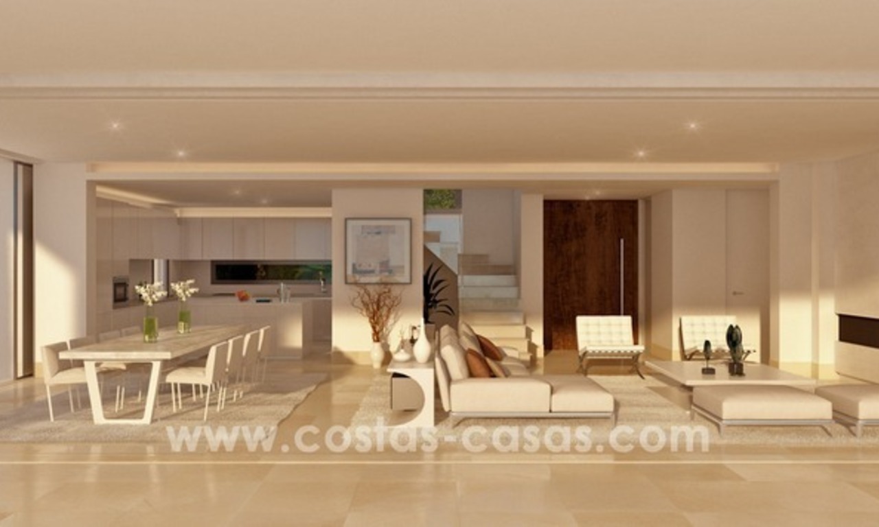Nieuwe luxe Moderne Nieuwe villa´s te koop in oost Marbella 8