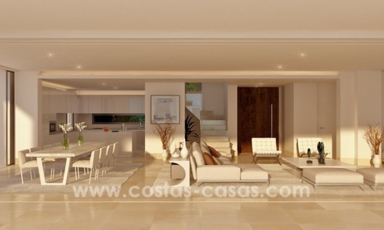 Nieuwe luxe Moderne Nieuwe villa´s te koop in oost Marbella 10
