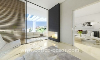 Nieuwe moderne villa te koop aan de golfbaan in Nueva Andalucia, Marbella 8