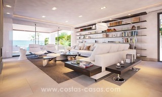Nieuwe Moderne Eerstelijn strand Villa te koop, New Golden Mile, Marbella - Estepona 16