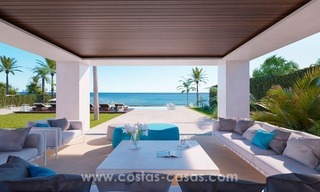 Nieuwe Moderne Eerstelijn strand Villa te koop, New Golden Mile, Marbella - Estepona 9