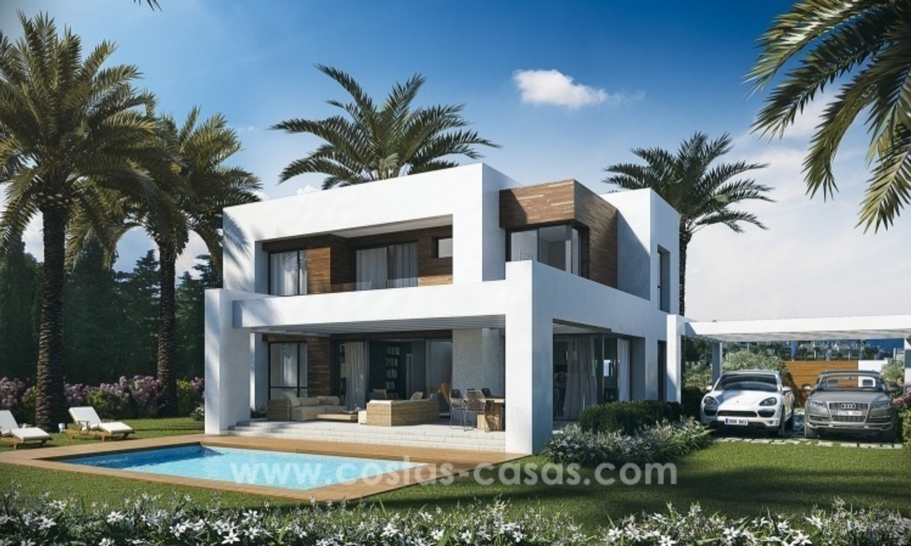 Nieuwe moderne villa´s in aanbouw te koop in Marbella – Benahavis 1