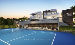 Nieuwe moderne villa te koop met tennis in Nueva Andalucia te Marbella 5