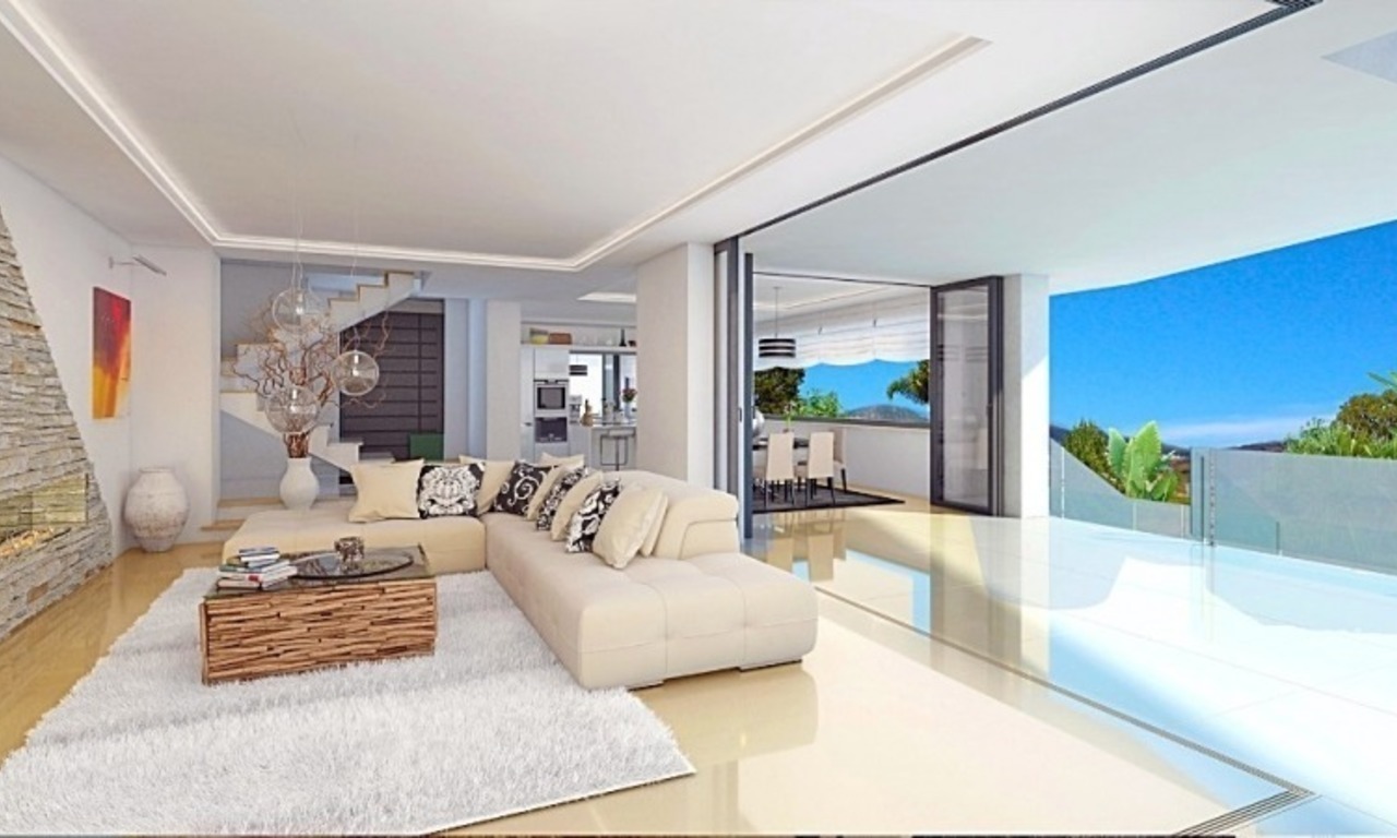 Koopje! Nieuwe moderne villa te koop met zeezicht in Benahavis – Marbella 2
