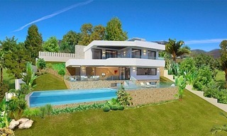Koopje! Nieuwe moderne villa te koop met zeezicht in Benahavis – Marbella 0