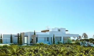 Moderne eerstelijn golf Villa te koop in golfresort op de New Golden Mile, Benahavis – Marbella 2