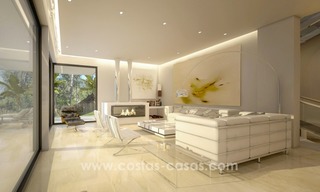 Moderne nieuwe villa te koop met zeezicht in Estepona 6
