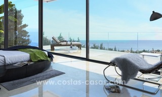 Moderne nieuwe villa te koop met zeezicht in Estepona 2