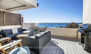 Modern Eerstelijn strand penthouse appartement te koop op de New Golden Mile, Marbella – Estepona 2