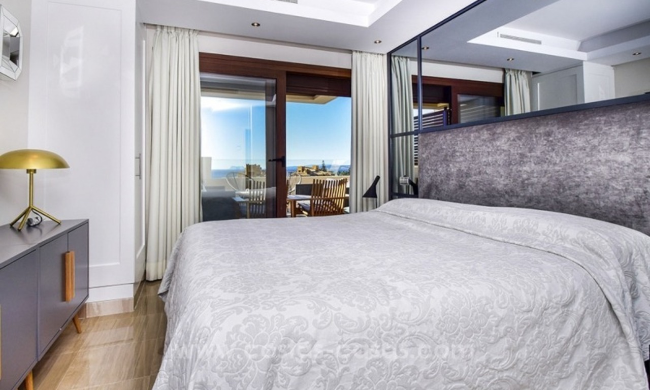 Modern Eerstelijn strand penthouse appartement te koop op de New Golden Mile, Marbella – Estepona 7