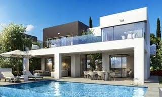 Nieuwe moderne villas te koop met zeezicht in La Cala de Mijas, Costa del Sol 1