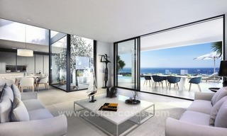 Nieuwe moderne villas te koop met zeezicht in La Cala de Mijas, Costa del Sol 6
