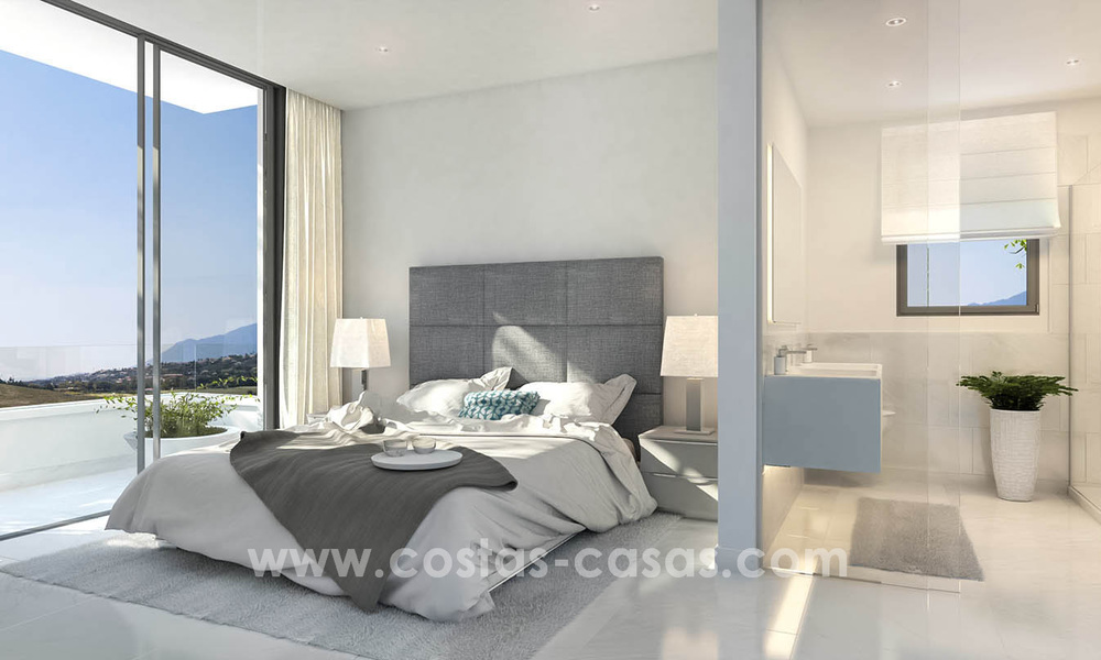 Instapklare moderne design appartementen te koop, nabij de golfbaan tussen Marbella en Estepona 23736