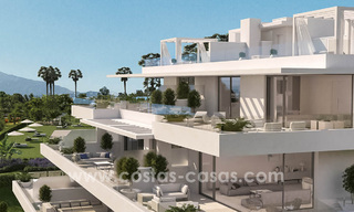 Instapklare moderne design appartementen te koop, nabij de golfbaan tussen Marbella en Estepona 23739 