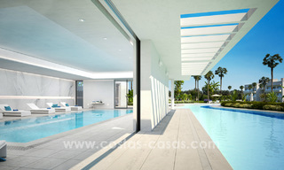 Instapklare moderne design appartementen te koop, nabij de golfbaan tussen Marbella en Estepona 23742 