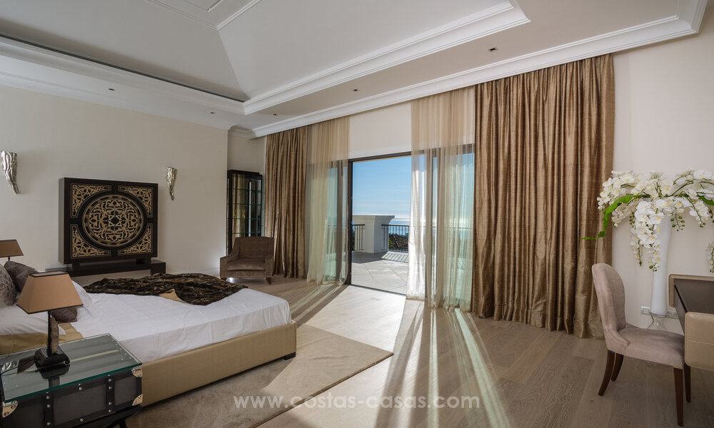 Meesterlijke luxevilla met panoramisch zeezicht in Sierra Blanca op de Golden Mile van Marbella 41546
