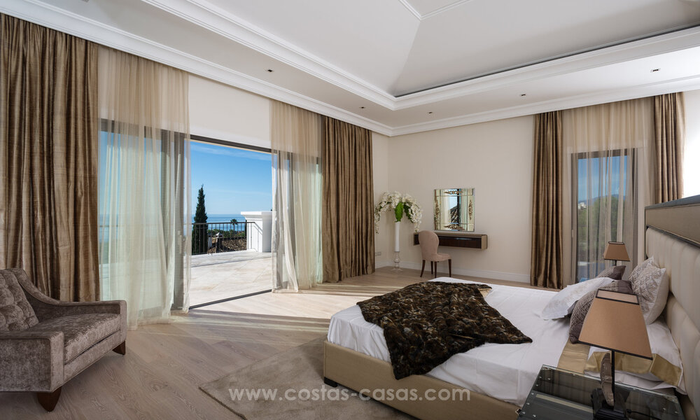 Meesterlijke luxevilla met panoramisch zeezicht in Sierra Blanca op de Golden Mile van Marbella 41547