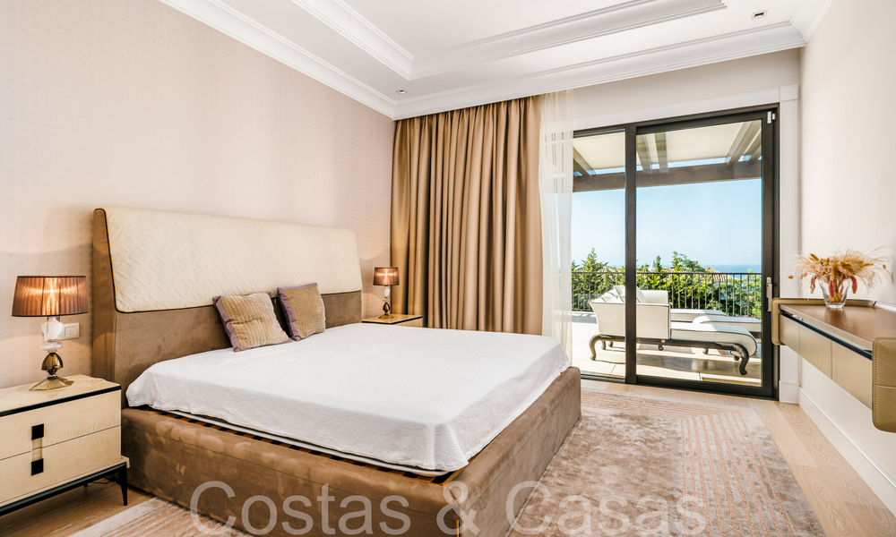 Meesterlijke luxevilla met panoramisch zeezicht in Sierra Blanca op de Golden Mile van Marbella 68149
