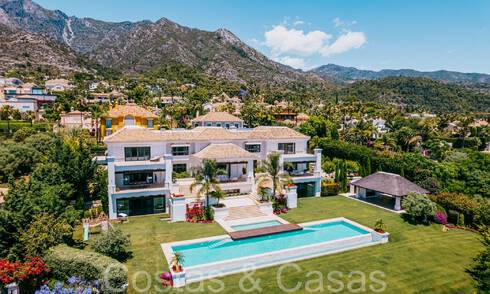 Meesterlijke luxevilla met panoramisch zeezicht in Sierra Blanca op de Golden Mile van Marbella 68162