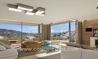 Nieuwe moderne appartementen te koop in Benahavis - Marbella met golf en zeezicht. Instapklaar. 7362 