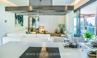 Nieuwe moderne appartementen te koop in Benahavis - Marbella met golf en zeezicht. Instapklaar. Laatste unit: Penthouse! 7339 