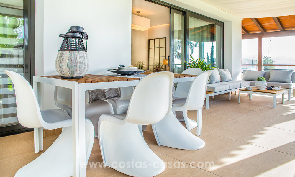 Nieuwe moderne appartementen te koop in Benahavis - Marbella met golf en zeezicht. Instapklaar. 7341