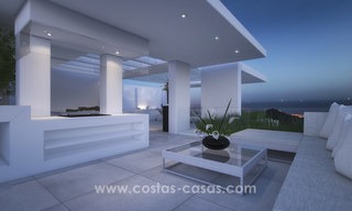 Moderne nieuwe luxe appartementen te koop met zeezicht op slechts enkele minuten rijden van Marbella centrum 4660 