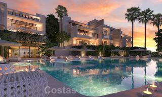 Moderne nieuwe luxe appartementen te koop met zeezicht op slechts enkele minuten rijden van Marbella centrum 38349 