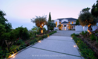 Moderne Design villa te koop met zeezicht in La Zagaleta, Benahavis – Marbella 21128 