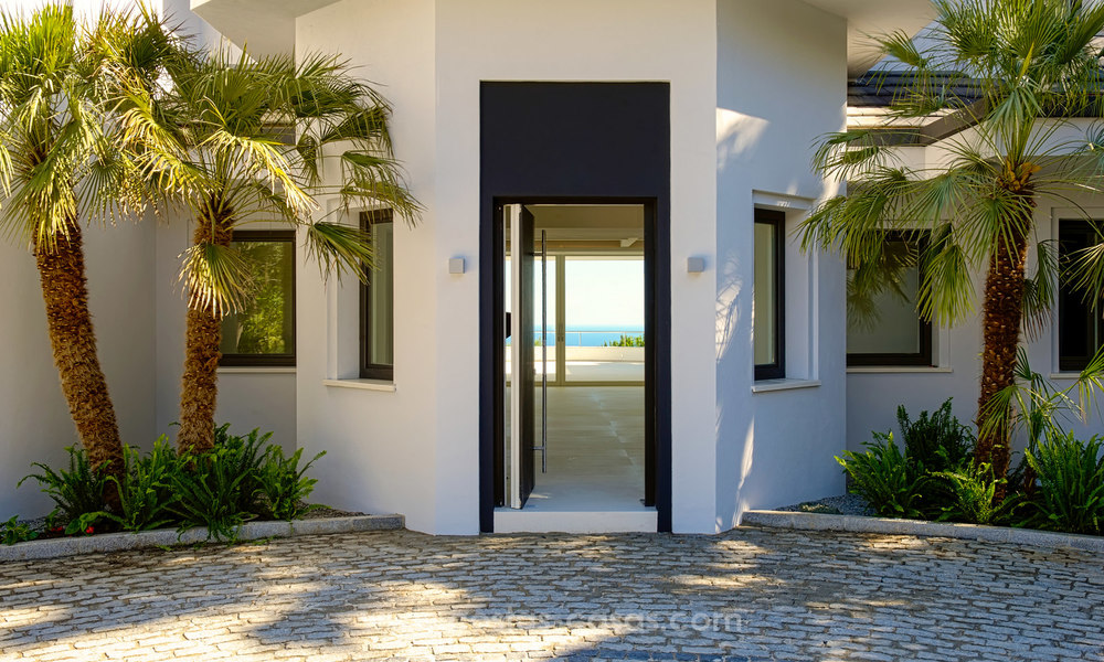 Moderne Design villa te koop met zeezicht in La Zagaleta, Benahavis – Marbella 21137