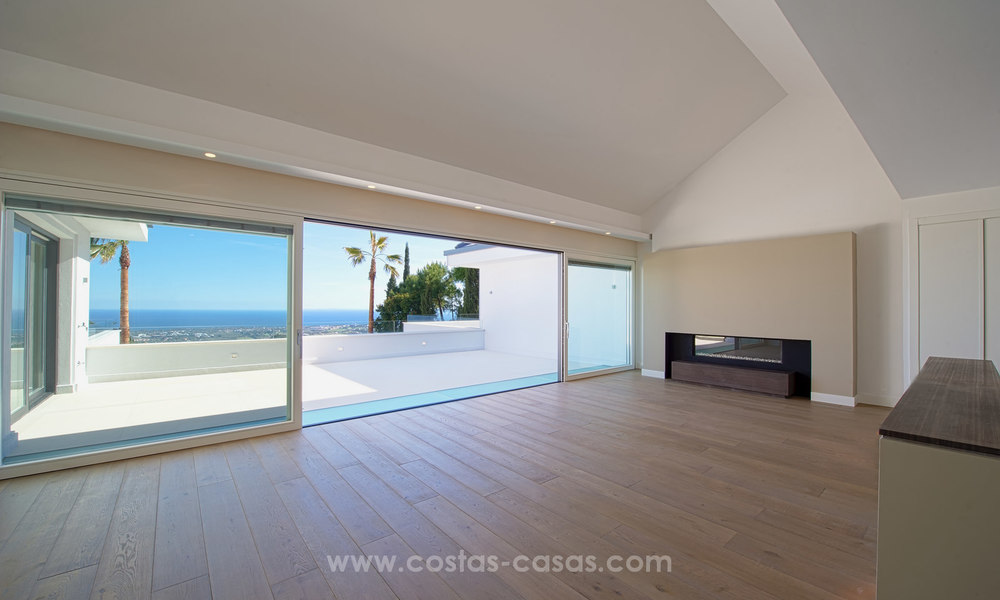 Moderne Design villa te koop met zeezicht in La Zagaleta, Benahavis – Marbella 21145