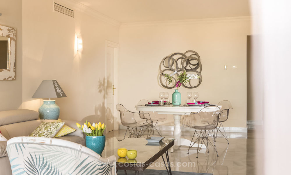 Ruime luxe appartementen te koop in Benahavis - Marbella met prachtig zeezicht. LAATSTE APPARTEMENT MET KORTING. 5052
