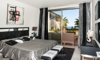 Luxe Penthouse appartement te koop met zeezicht aan de Golden Mile te Marbella 833 