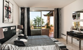 Luxe Penthouse appartement te koop met zeezicht aan de Golden Mile te Marbella 836 