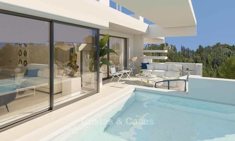 Moderne, prestigieuze nieuwbouw Appartementen en Penthouses te koop aan de Golden Mile, Marbella 1108