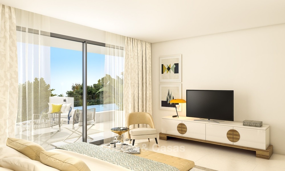 Moderne, prestigieuze nieuwbouw Appartementen en Penthouses te koop aan de Golden Mile, Marbella 1109