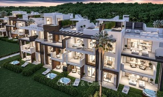Nieuwe, Moderne Appartementen te koop aan de New Golden Mile, op korte Loopafstand van het Strand, Marbella - Estepona 1133 
