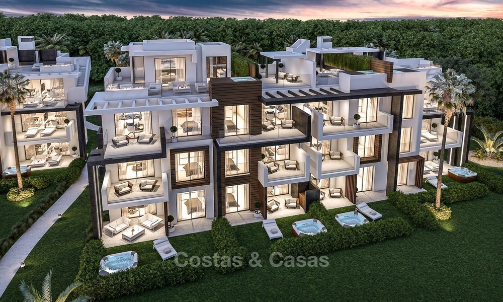 Nieuwe, Moderne Appartementen te koop aan de New Golden Mile, op korte Loopafstand van het Strand, Marbella - Estepona 1134