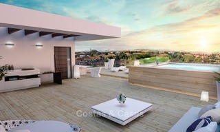 Koopje! Eerstelijns Golf, Moderne, Designer villa's met Panoramisch Uitzicht te koop op The New Golden Mile, Estepona - Marbella 1251 