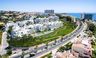 Moderne Appartementen met Zeezicht te koop, vlakbij het Strand in Benalmádena, Costa del Sol. Opgeleverd! 1281 