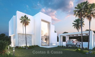 Nieuwbouw Project van Moderne Villa's met Zeezicht te koop, in Mijas, Costa del Sol 1310 