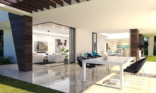 Gated Community met 25 Moderne Villa's te koop nabij een Golf Resort aan de New Golden Mile, Marbella – Estepona 1800 