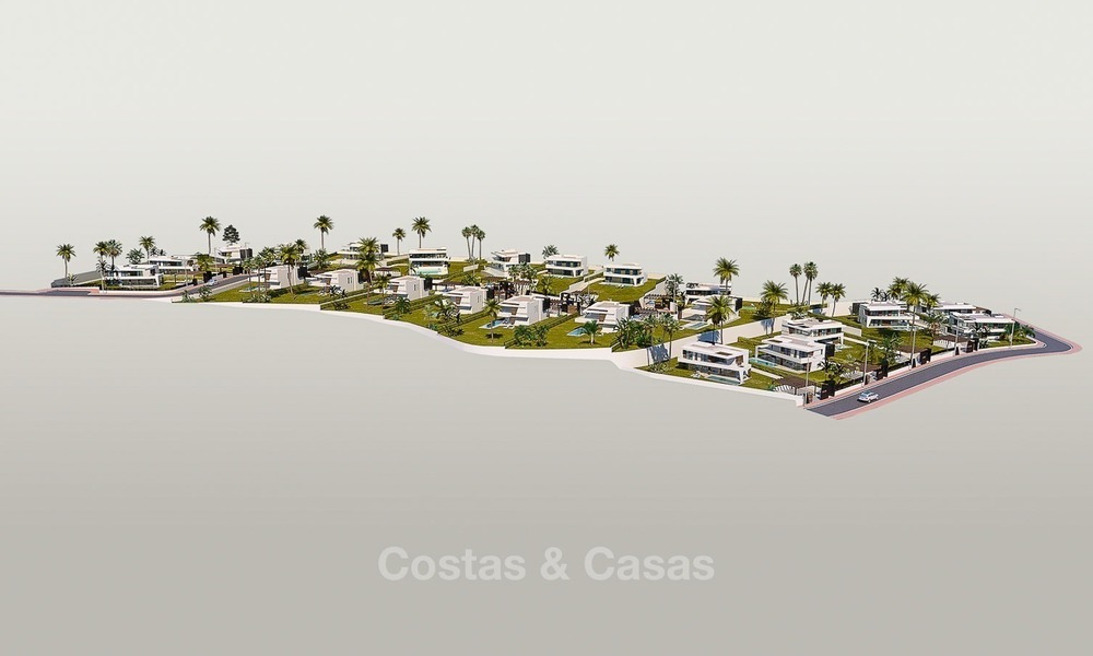Gated Community met 25 Moderne Villa's te koop nabij een Golf Resort aan de New Golden Mile, Marbella – Estepona 1814