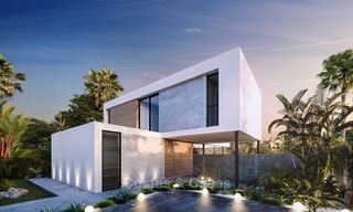 Moderne Hedendaagse villa's te koop in een Nieuw Project, Eerstelijns Golf in Estepona - Marbella 2054 