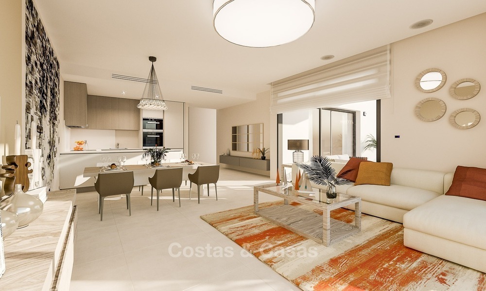 Eigentijdse, moderne appartementen te koop, gelegen nabij het strand en de golf, Estepona - Marbella 2402