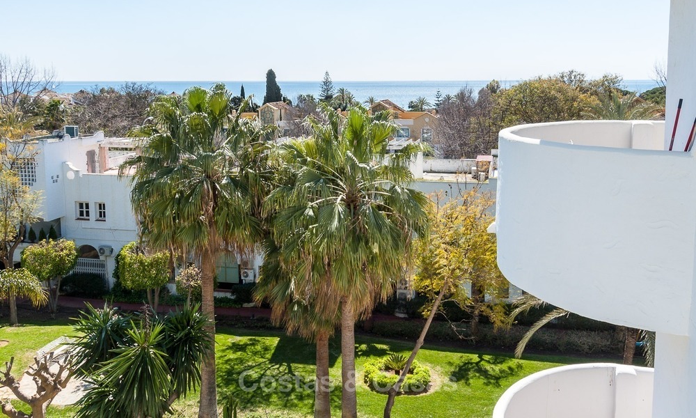 Appartement te koop op de Golden Mile met zeezicht en op wandelafstand van het strand en Marbella centrum 2632
